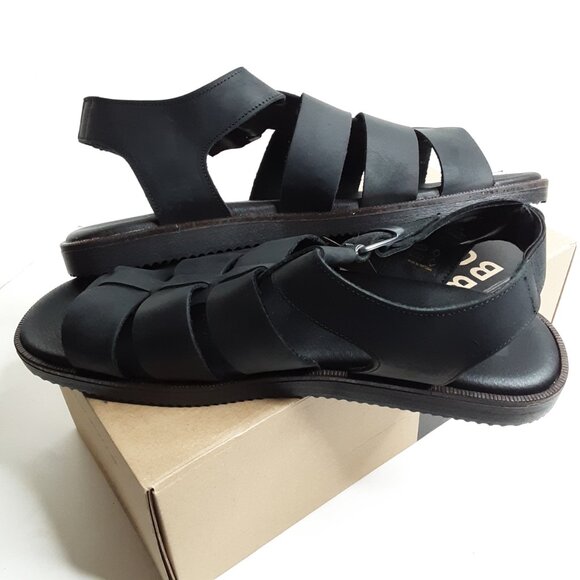 Bullboxer Men\'s Leather Sandal size 12M Black main image 8